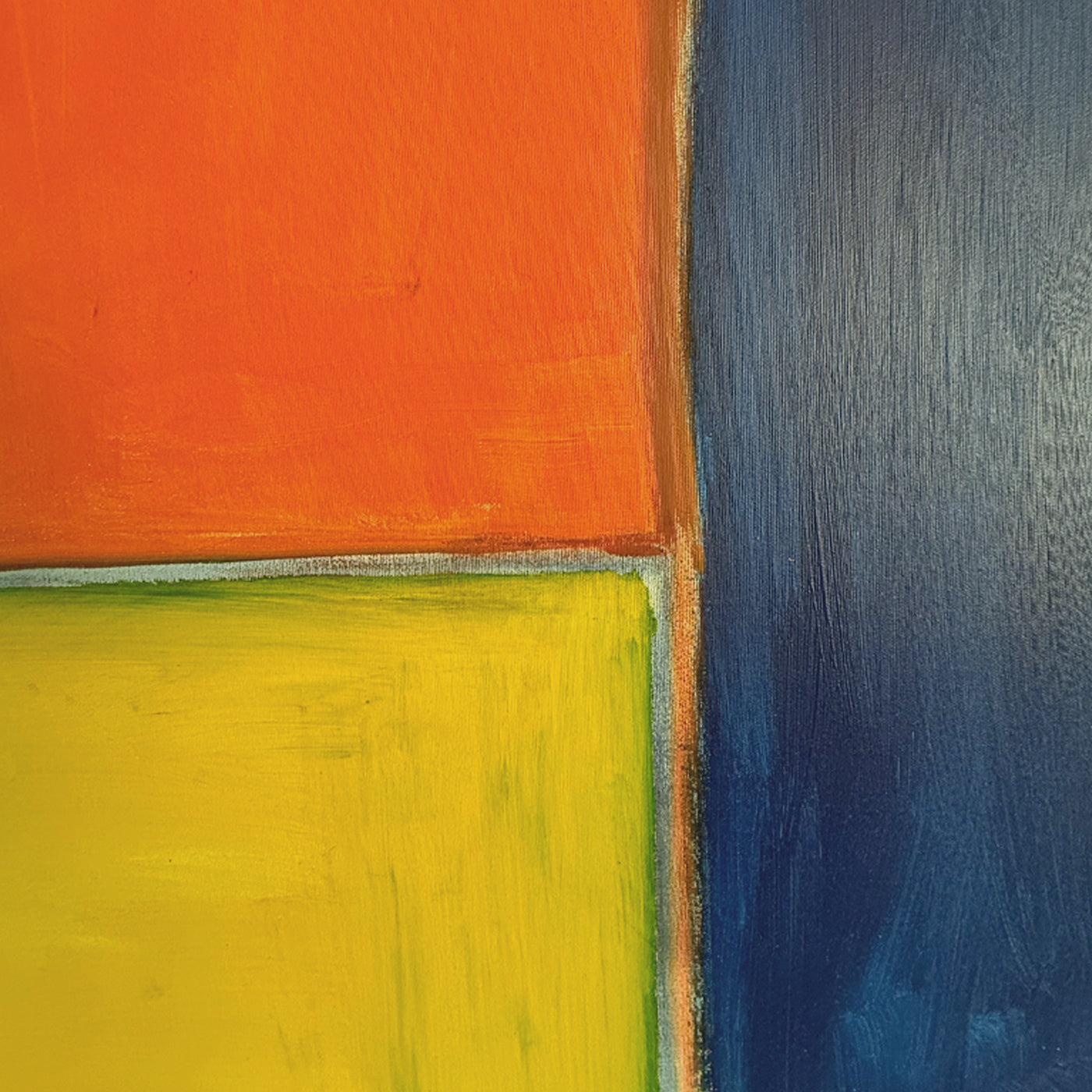 City Blocks - Geometric Abstract Canvas, 35" x 39" (Original, 2002)