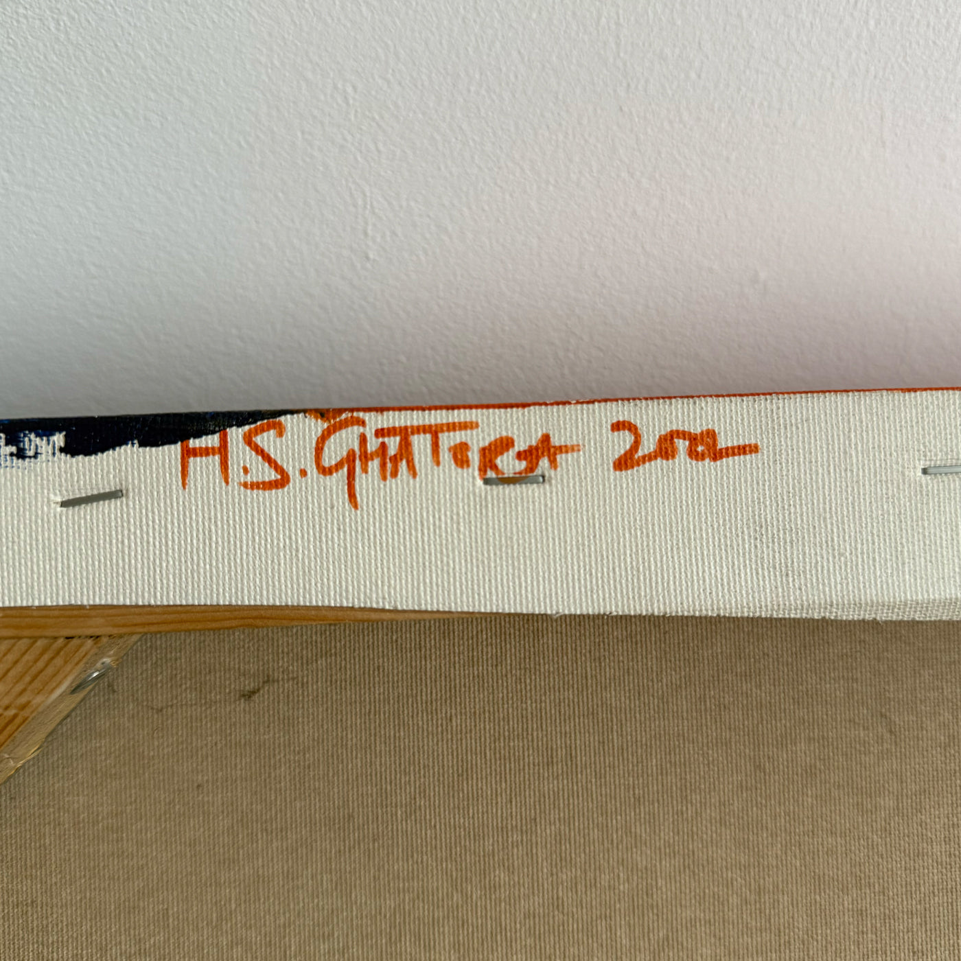 City Blocks - Geometric Abstract Canvas, 35" x 39" (Original, 2002)