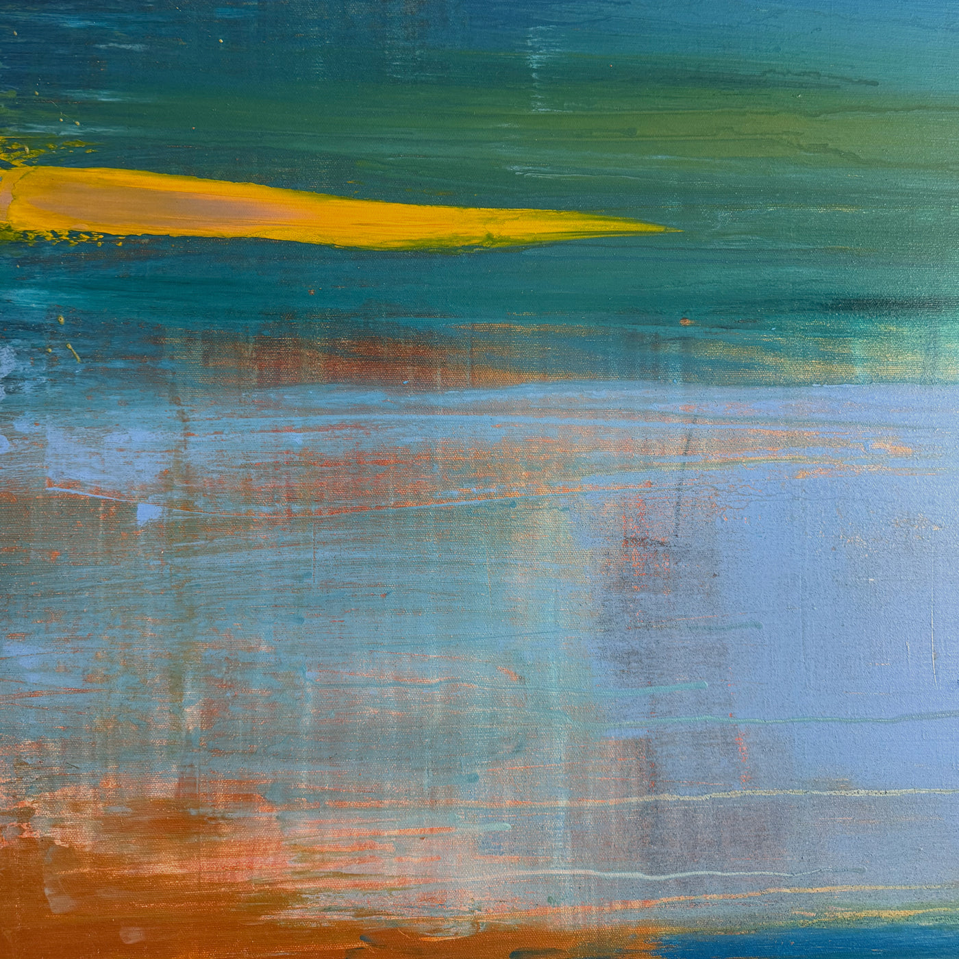 Ocean Light - Abstract Canvas Painting, 30" x 40"