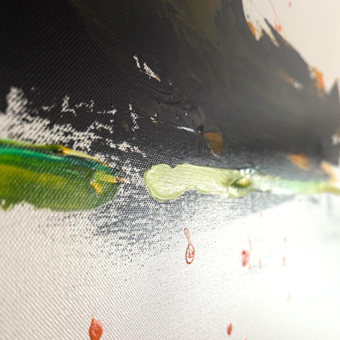 Momentum - Abstract Canvas Painting, 30" x 30"