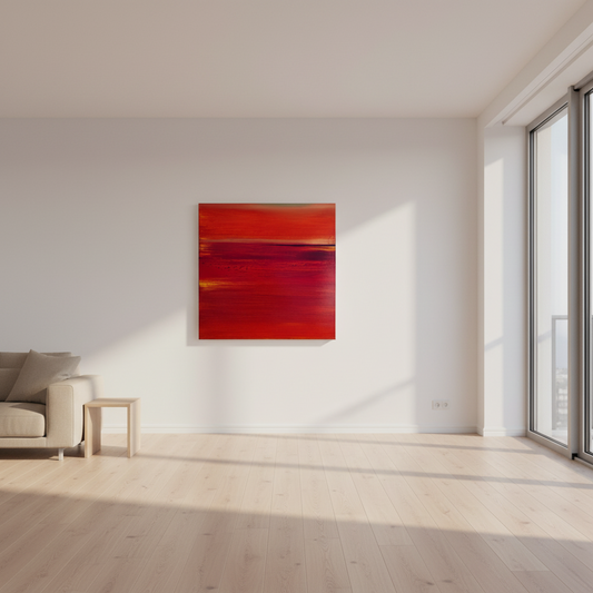 Ember Line - 30" x 30"