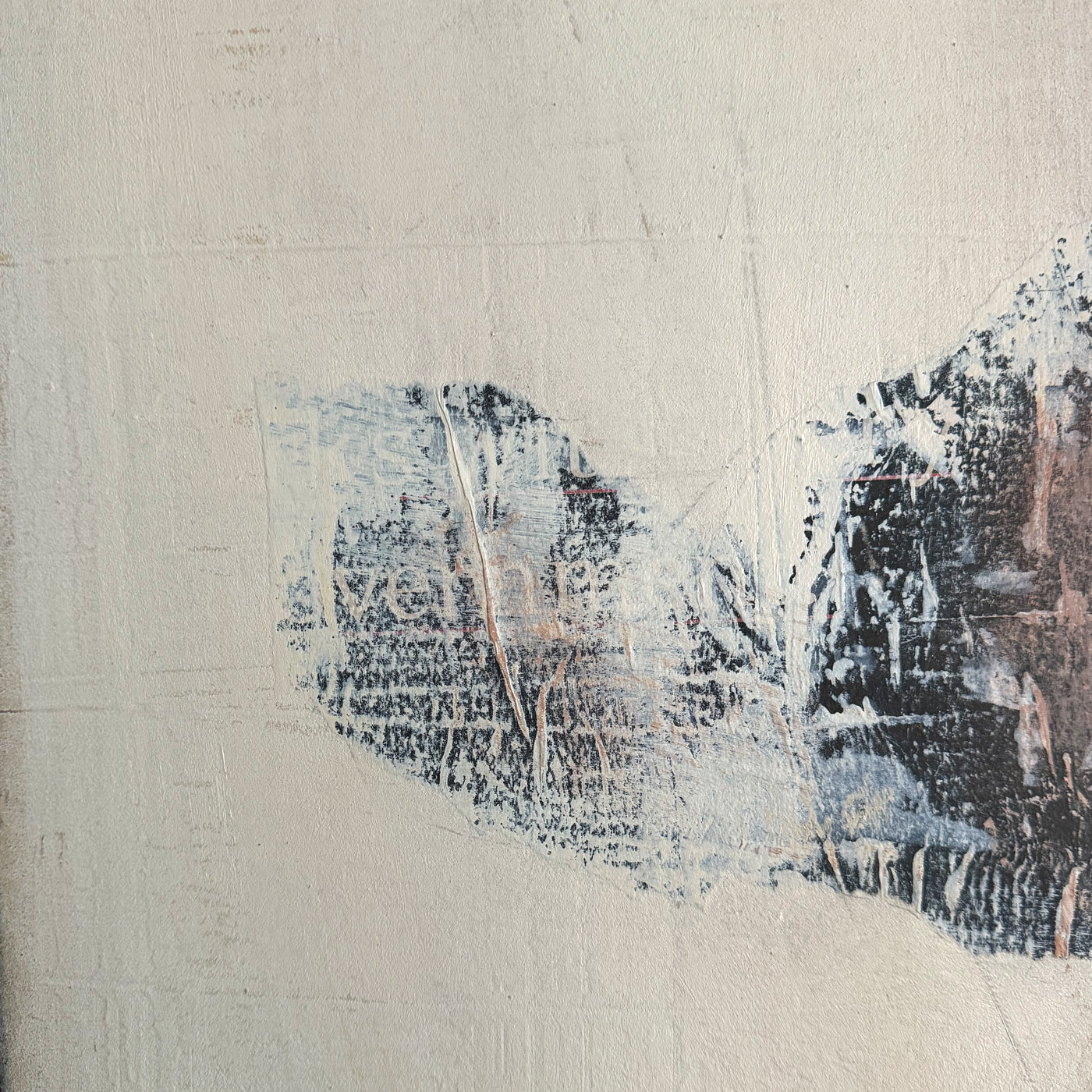 City Divide - Minimal Abstract Canvas, 30" x 30"