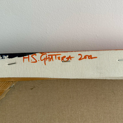 City Blocks - Geometric Abstract Canvas, 35" x 39" (Original, 2002)