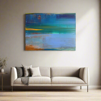 Ocean Light - Abstract Canvas Painting, 30" x 40"