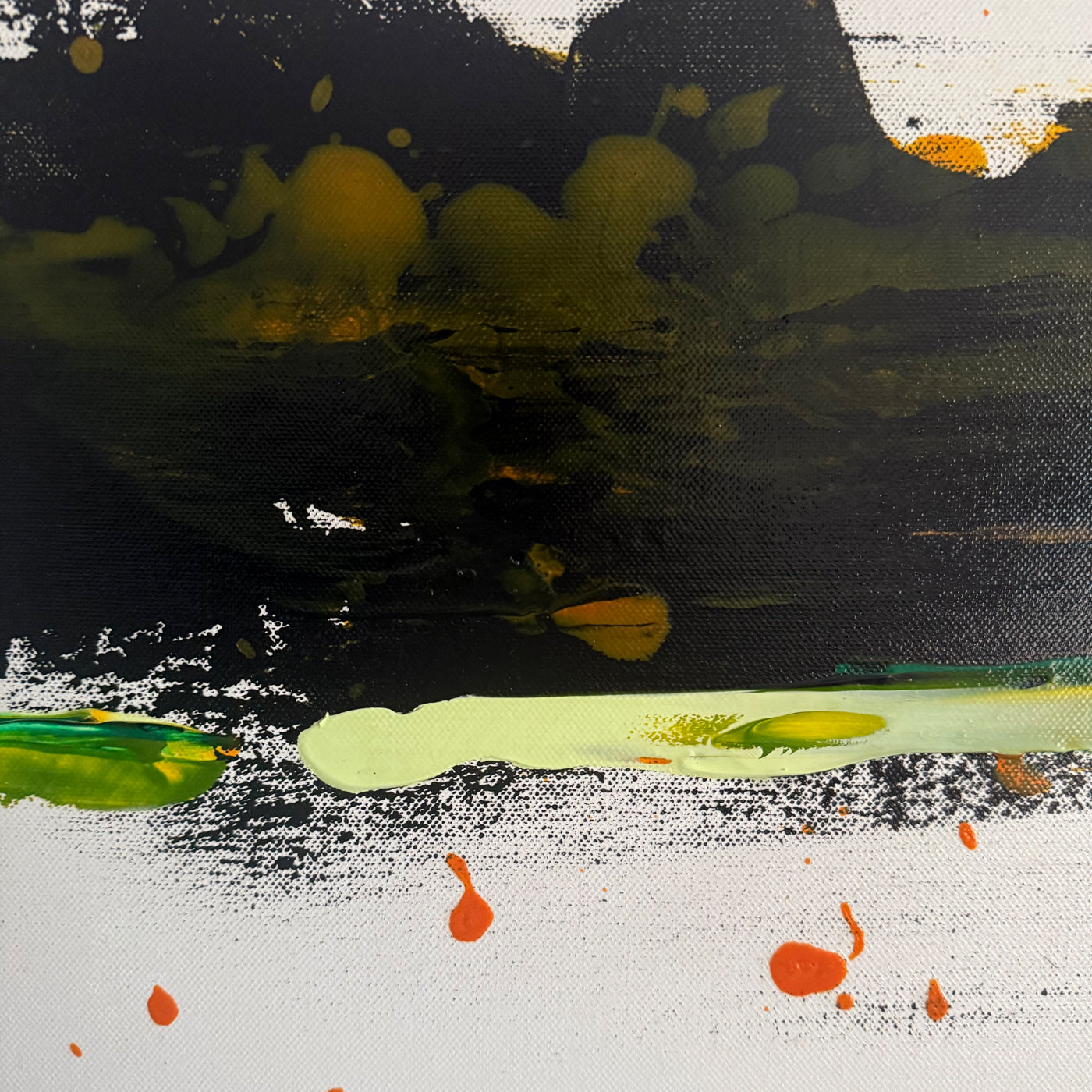 Momentum - Abstract Canvas Painting, 30" x 30"