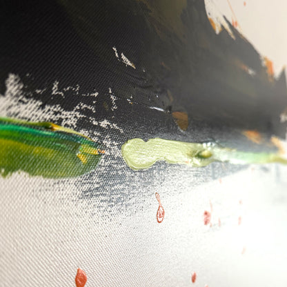 Momentum - Abstract Canvas Painting, 30" x 30"