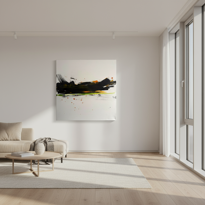 Momentum - Abstract Canvas Painting, 30" x 30"