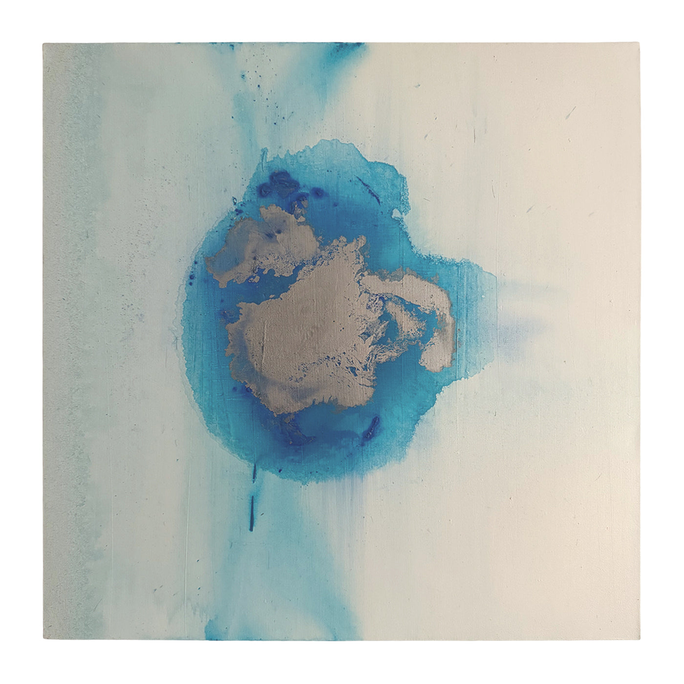 Frozen Light - Minimal Abstract Canvas, 30" x 30"