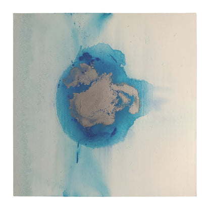 Frozen Light - Minimal Abstract Canvas, 30" x 30"