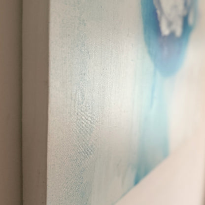 Frozen Light - Minimal Abstract Canvas, 30" x 30"