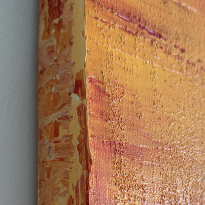 Molten Horizon, 36" x 36"