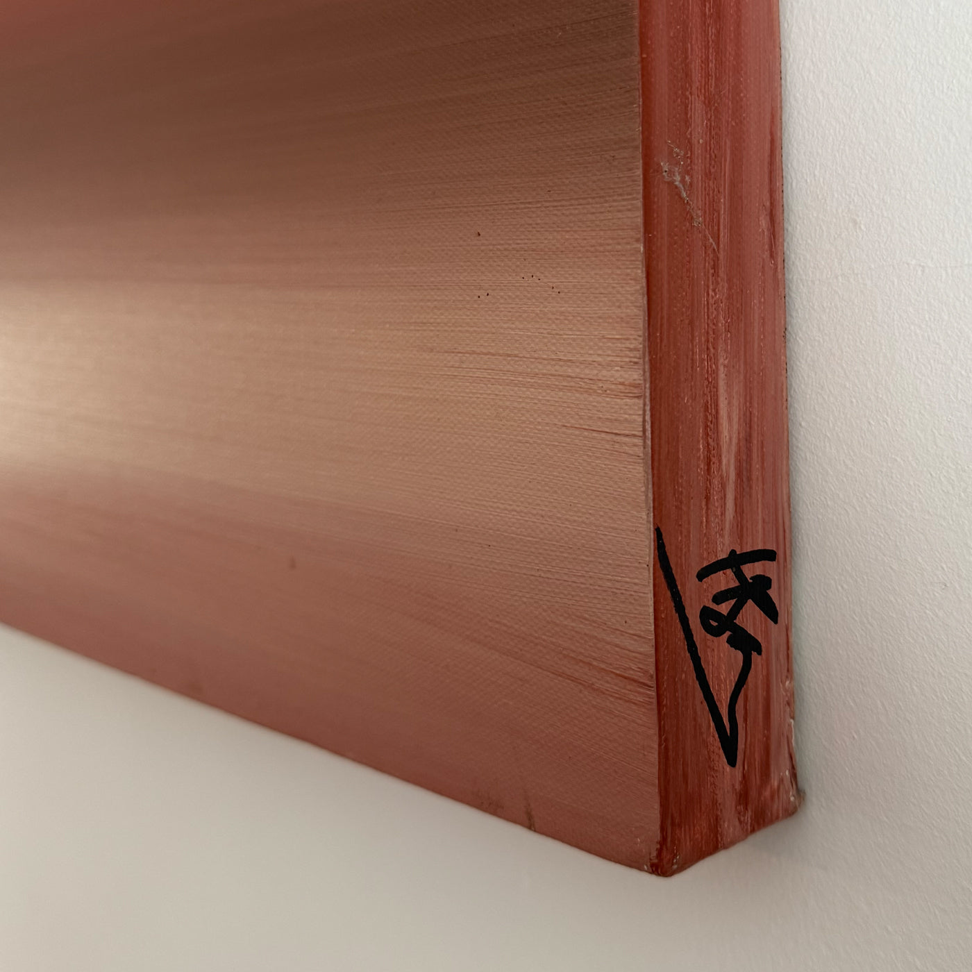 Beyond the Horizon - Abstract Canvas Painting, 16" x 40"