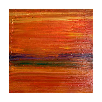 Speed of Light - Textured Abstract Painting, 30" x 30"